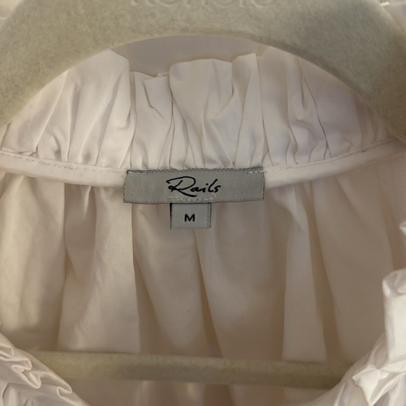 Rails White Ruffled Blouse - Picture 2 of 2
